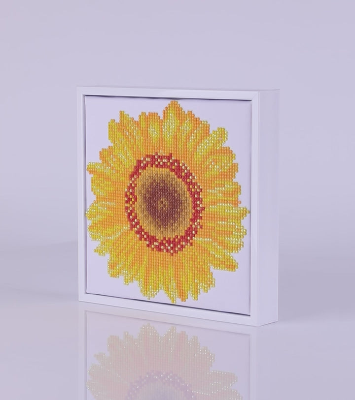 Diamond Dotz Happy Day Sunflower - 7.9 x 7.9 in