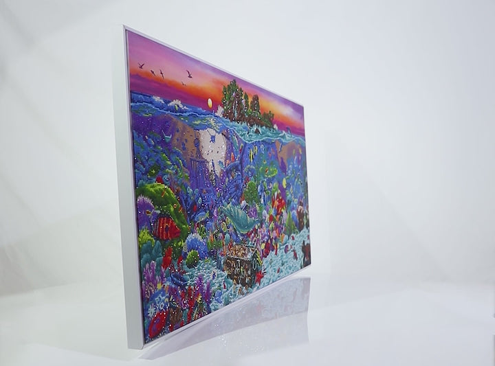 Diamond Dotz Coral Reef Island - 51 x 25 in
