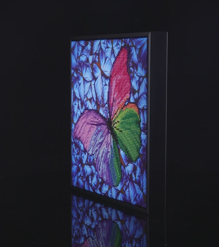 Diamond Dotz Flutter By Pink - 12 x 12 in