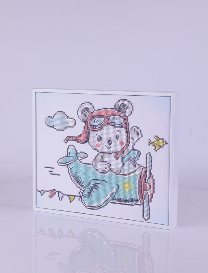 Diamond Dotz Aero Bear - 13 x 11 in