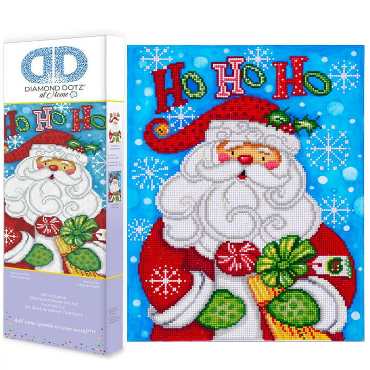 Diamond Dotz Santa Ho Ho Ho - 13.8 x 17.7 in