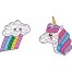 BIG DOTZ® Stickers Pack 6 Rainbow Unicorn