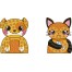 BIG DOTZ® Stickers Pack 9 Pup & Pus Cat