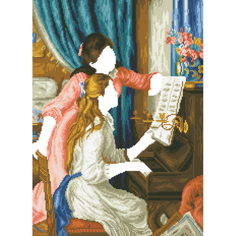 Girl'S At The Piano (Renoir)
