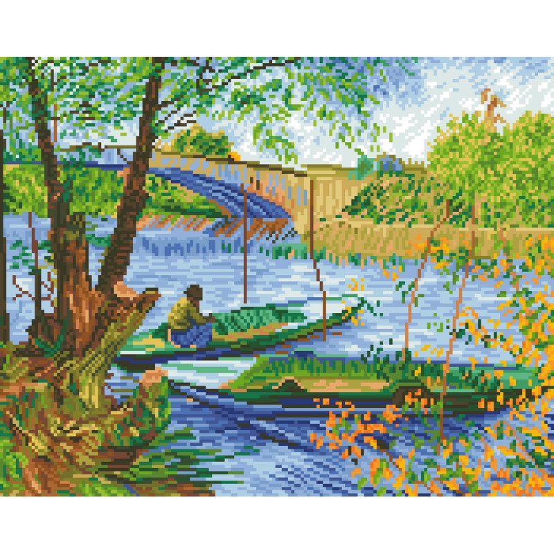 Fishing in Spring (Van Gogh) - DD9.036