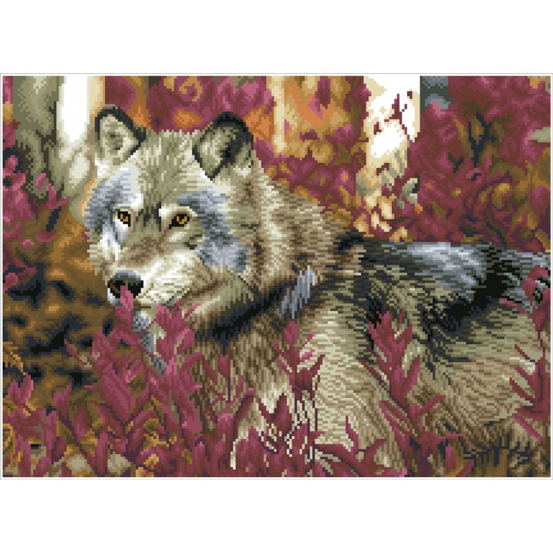 Wolf Diamond Painting Kit, code Ag 2574 Granny
