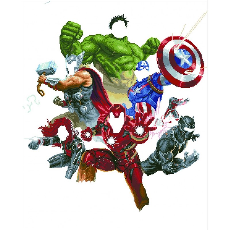 Marvel The Avengers - 5D Diamond Painting 