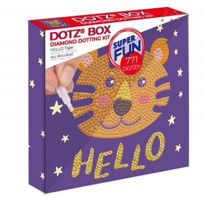 Diamond Dotz Diamond Art Box Kit 6X6-Rainbow Smile