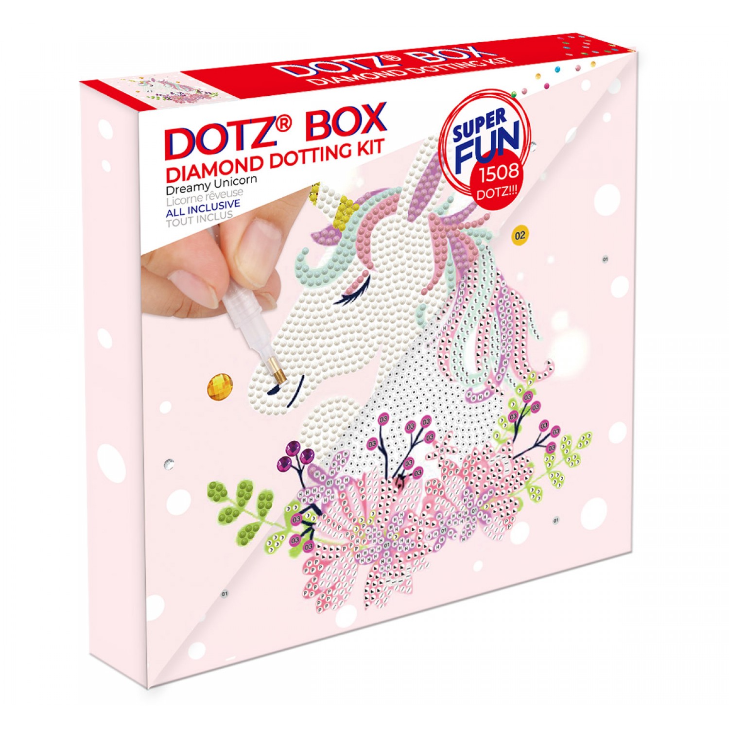 Innofans Diamond Painting Kit for Kids - Unicorn 5D Diamond Dotz