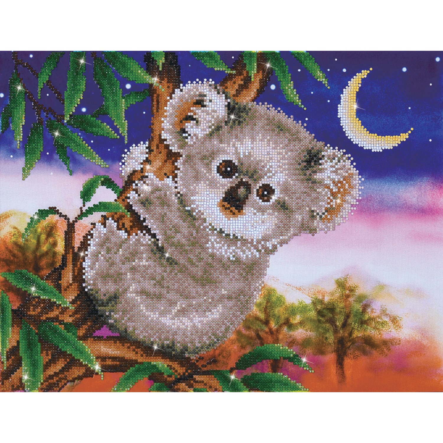 DIAMOND DOTZ koala & Eucalyptus Blossom 5D Diamond Painting Kit, Native  Australian Animals, Flora and Fauna, Koala, Diamond Art Kit 