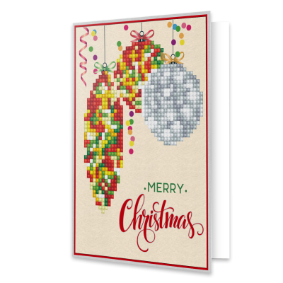 Diamond Dotz Merry Christmas Tree Card Diamond Painting