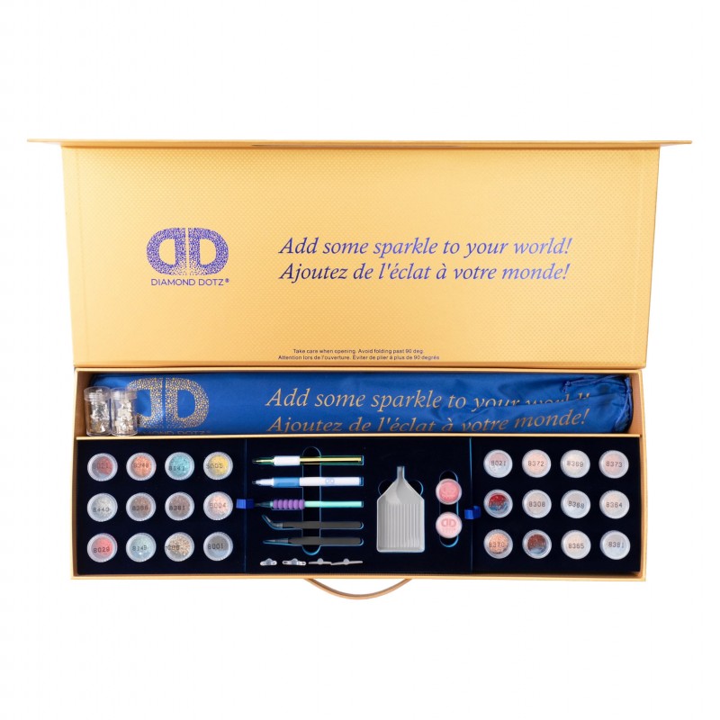 Diamond Dotz Masterclass - The Kiss (Apres Klimt), Full Drill, Round Dotz, Diamond Painting Kits, Diamond Art Kits for Adults, Gem Art, Diamond Art