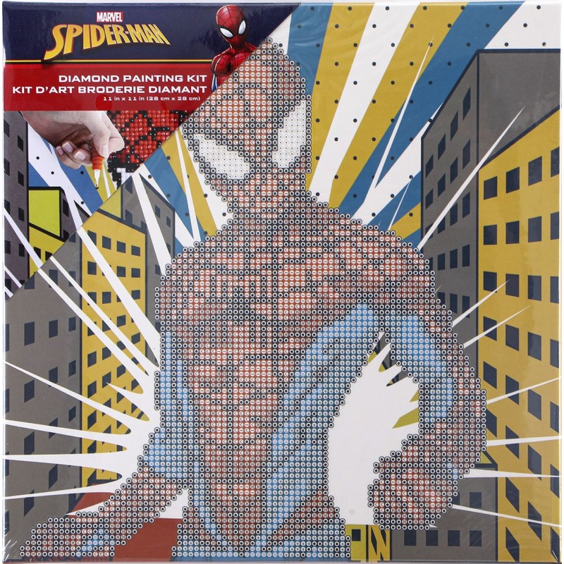 Spiderman Dotz Box - 11 x 11 in