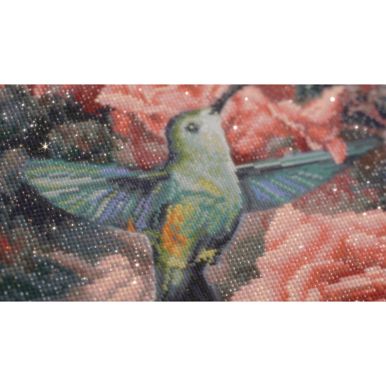 Roses & Hummingbird – Masterclass Diamond Painting Artwork Kit