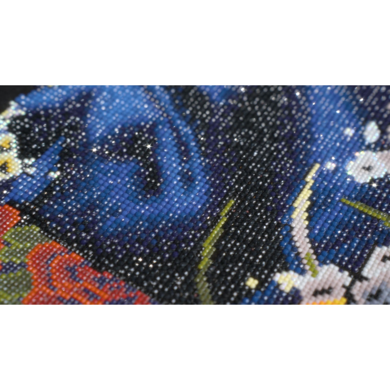CEOVR Stitch Diamond Painting Kits for Adults, Blue Starry Stitch