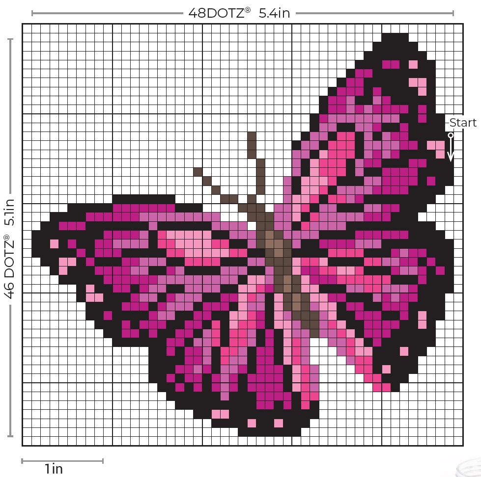 Freestyle Project - Pink Butterfly