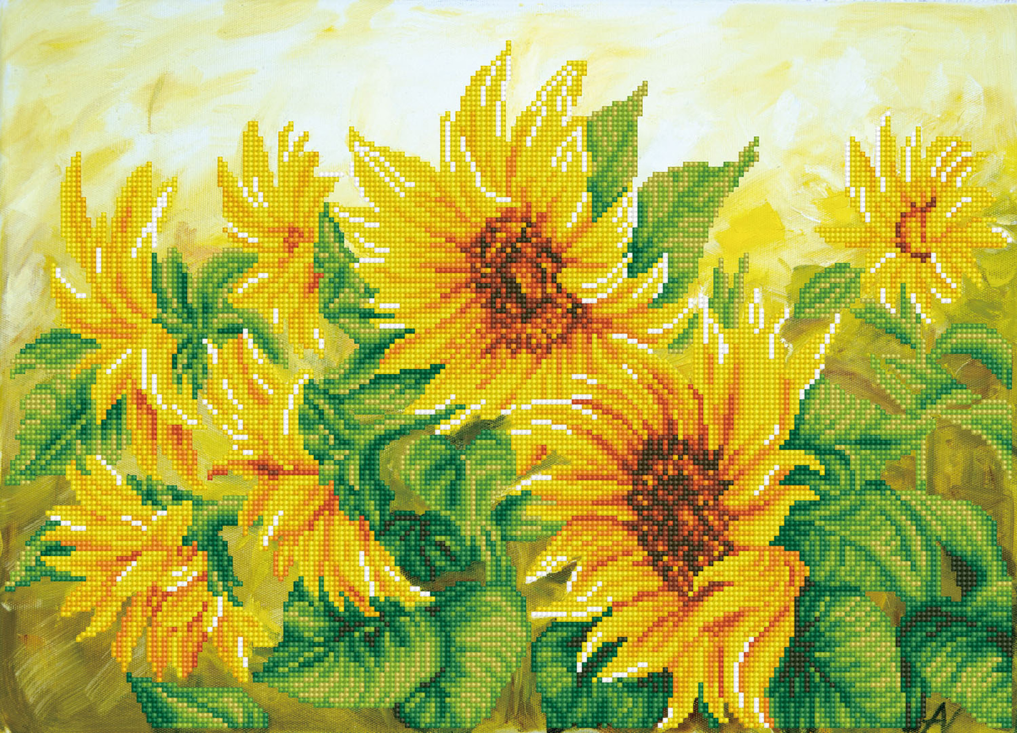 DIAMOND DOTZ® Sunflower Watering Can Special Edition Diamond Painting Kit 