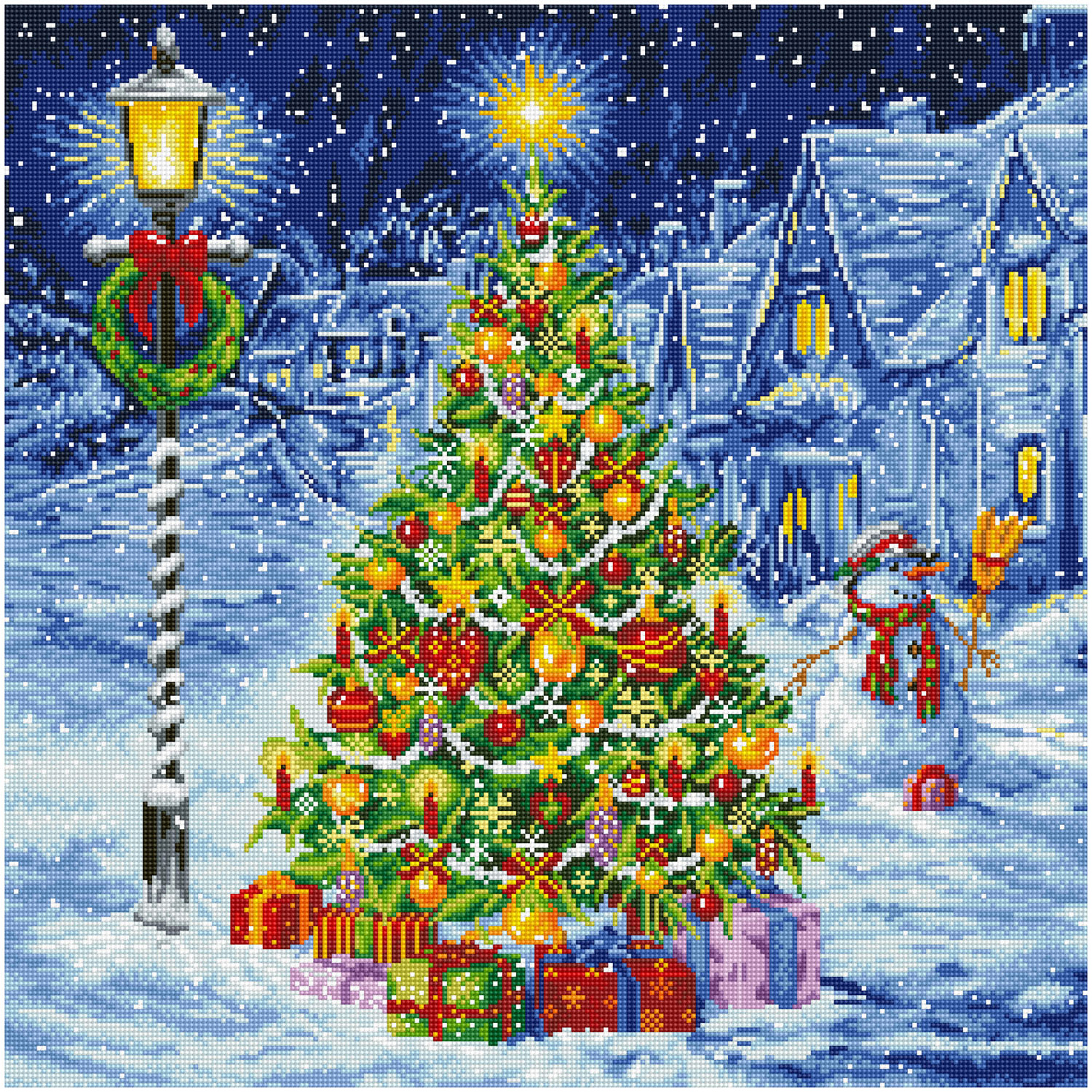 10Pcs/Set DIY Diamond Painting Christmas Tree Pendant Decor Gift TM KuierShop