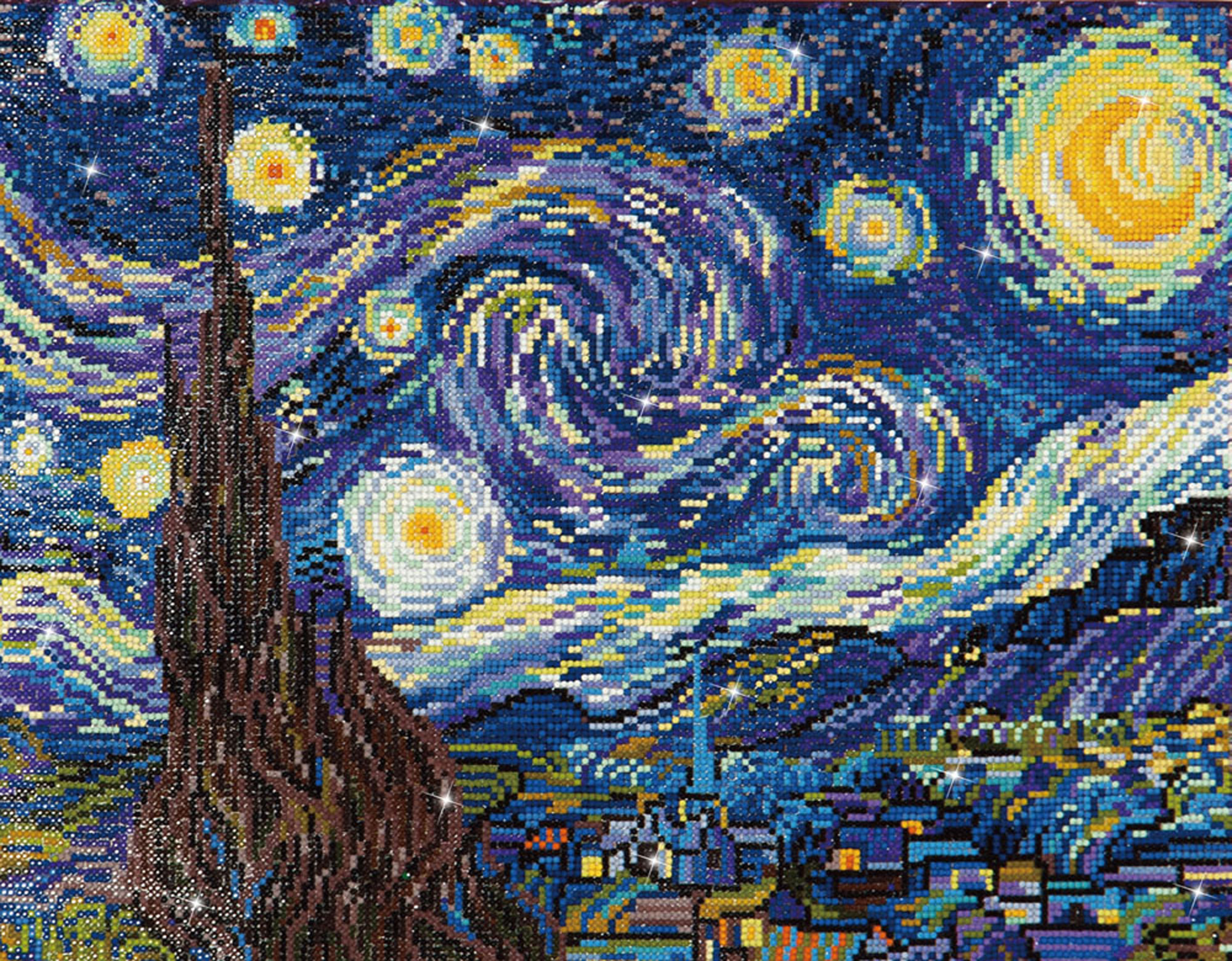 Diamond Dotz Starry Night (Van Gogh) Diamond Facet Art Kit